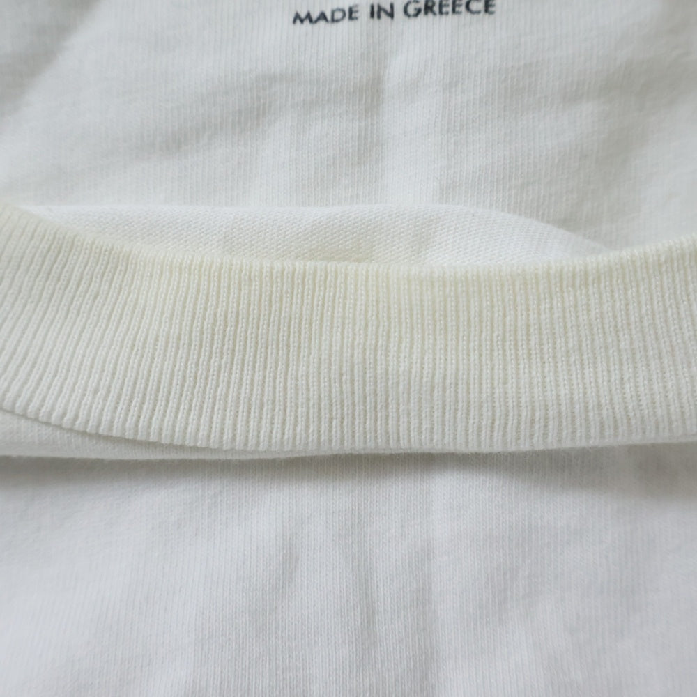JIL SANDER(ジルサンダー) ラベルロゴ クルーネック 半袖Tシャツ カットソー ホワイト JPUU706530 MU248808