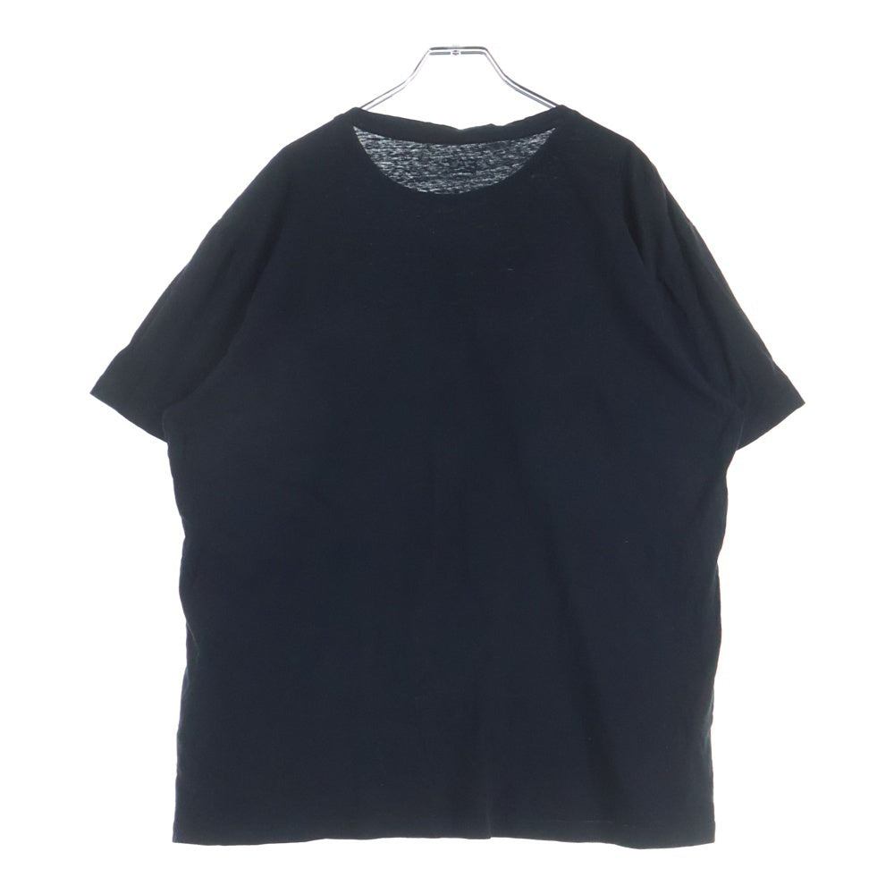 EMPORIO ARMANI(エンポリオアルマーニ) ロゴプリント クルーネック 半袖Tシャツ カットソー ブラック