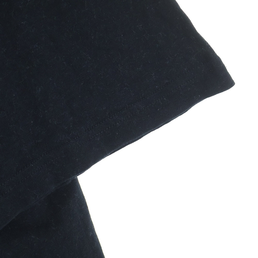 EMPORIO ARMANI(エンポリオアルマーニ) ロゴプリント クルーネック 半袖Tシャツ カットソー ブラック