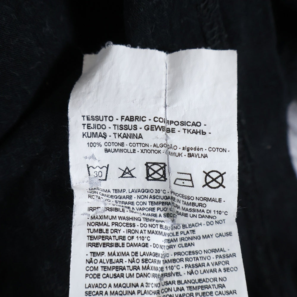 EMPORIO ARMANI(エンポリオアルマーニ) ロゴプリント クルーネック 半袖Tシャツ カットソー ブラック