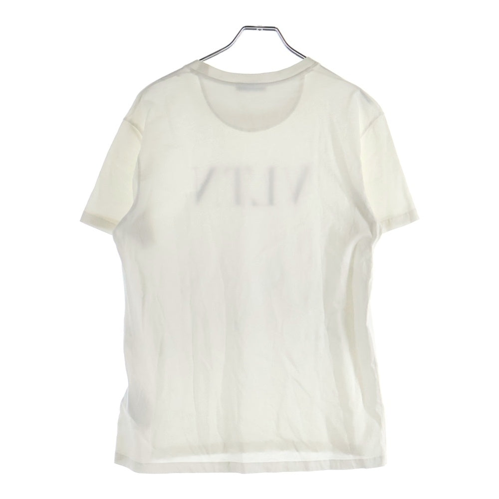 VALENTINO(ヴァレンティノ) VLTN ロゴプリント クルーネック 半袖Tシャツ カットソー ホワイト TV3MG10V3LE レディース