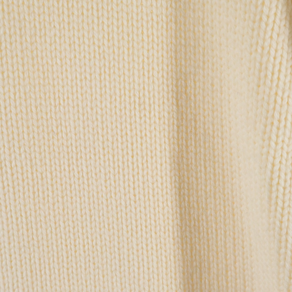 FENDI(フェンディ) ロゴジャガード ウール クルーネック プルオーバー 長袖ニット セーター アイボリー FZZ387 A3M3 レディース