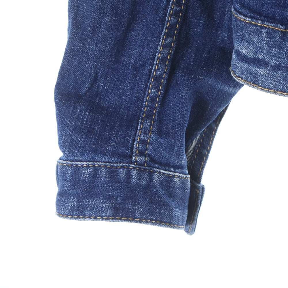DSQUARED2(ディースクエアード) ダメージ加工 ペイント デニム トラッカージャケット インディゴ S74AM1425 S30342