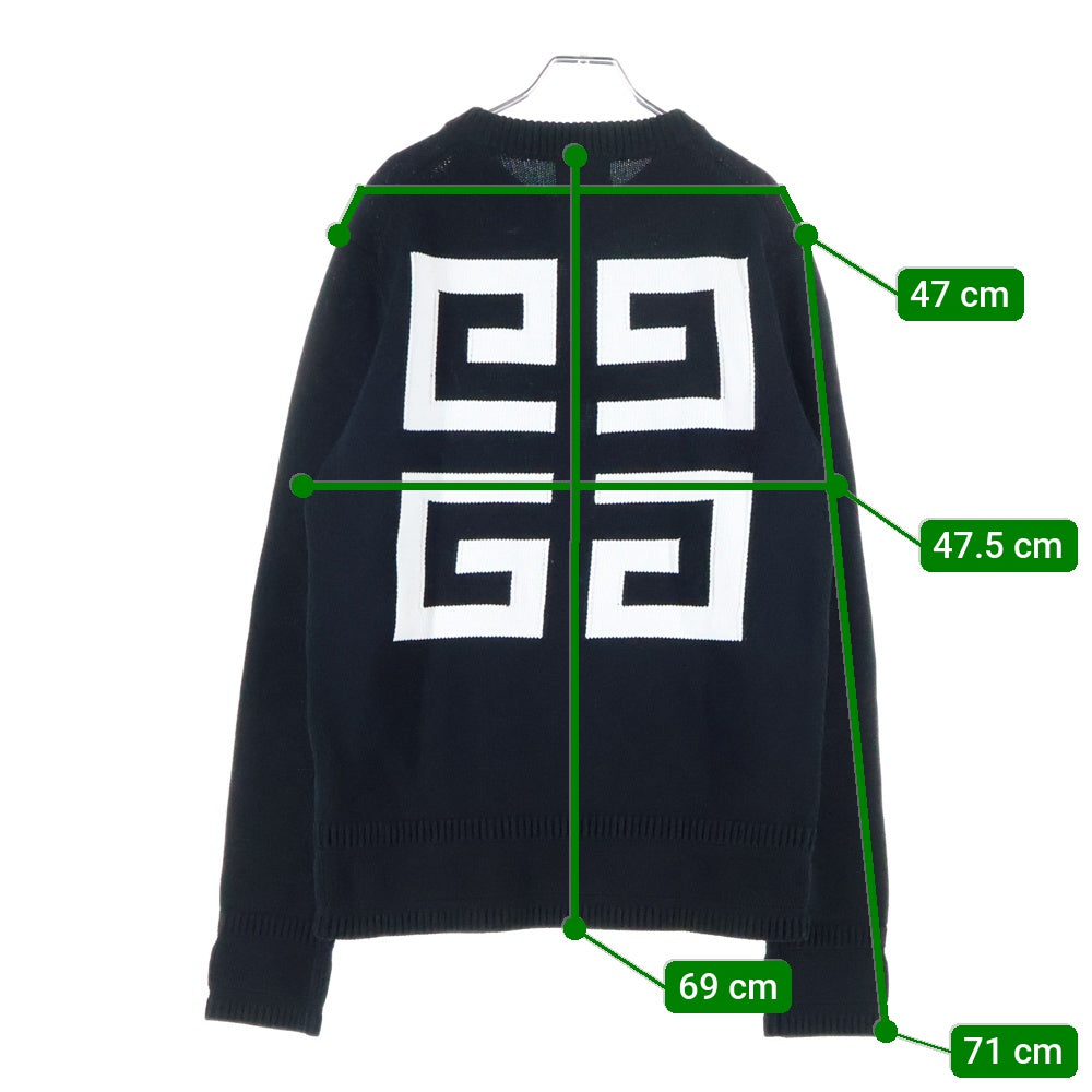 GIVENCHY(ジバンシィ) 4G ロゴジャガード クルーネック プルオーバー