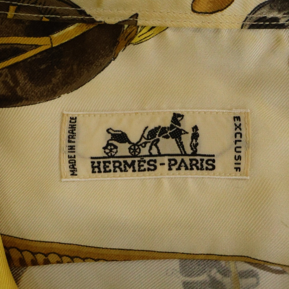 オードリー様　Hermes シルク・ド・ソレイユ　シャツ38定価55万円 オードリー様 Hermes シルク・ド・ソレイユ シャツ38定価55万円