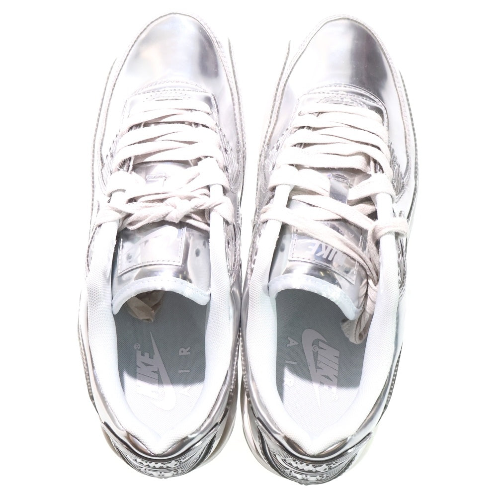 NIKE(ナイキ) WMNS AIR MAX 90 SP METALLIC ウィメンズ エア マックス 90 メタリック ローカットスニーカー シルバー US9/26cm CQ6639-001