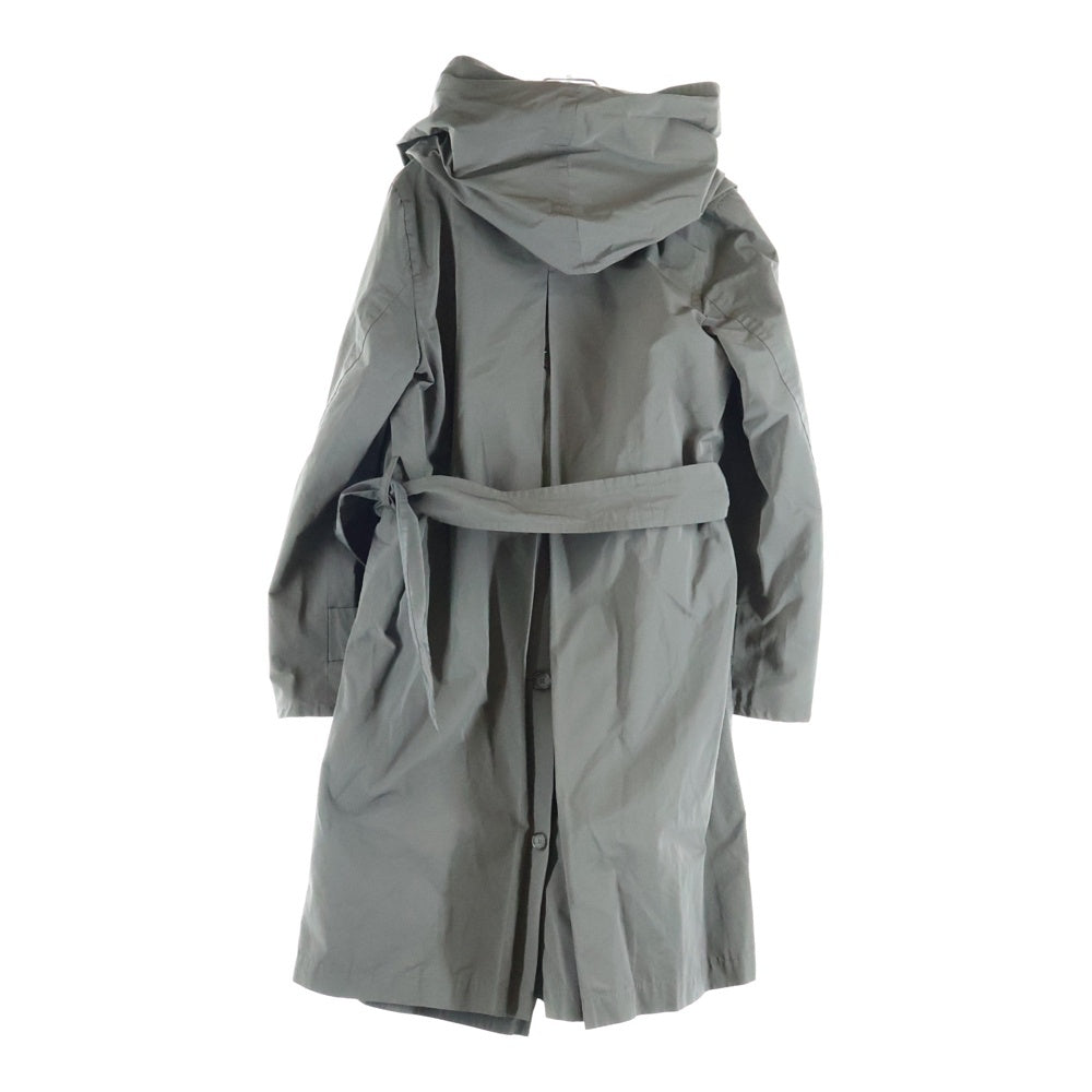 Max Mara(マックスマーラ) ナイロン フーデッド ガウン コート グレー