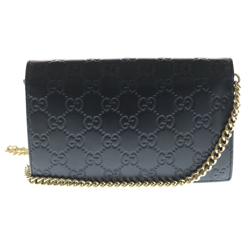 GUCCI(グッチ) グッチシマ チェーンウォレット ショルダーバッグ ミニ