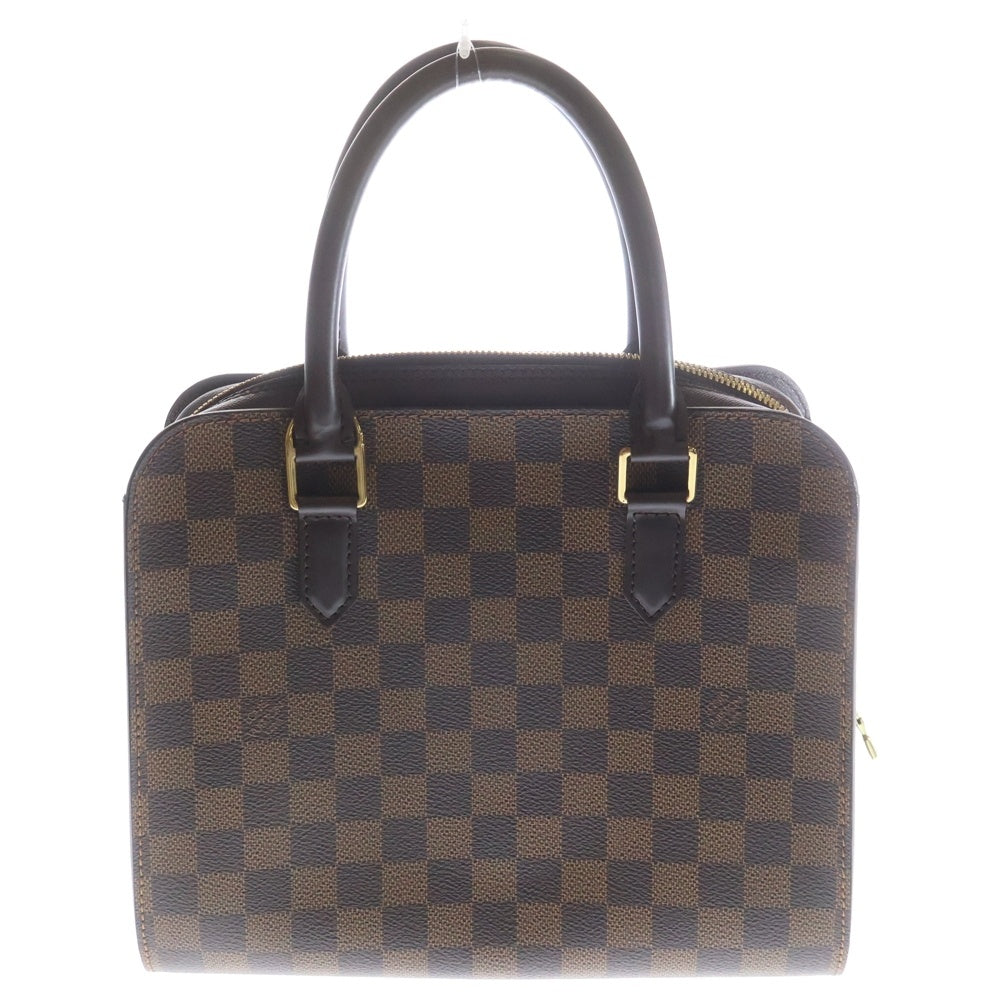 LOUIS VUITTON(ルイヴィトン) トリアナ ダミエ PVC レザー 2WAY ハンド ショルダーバッグ ゴールド金具 ブラウン N51155 レディース