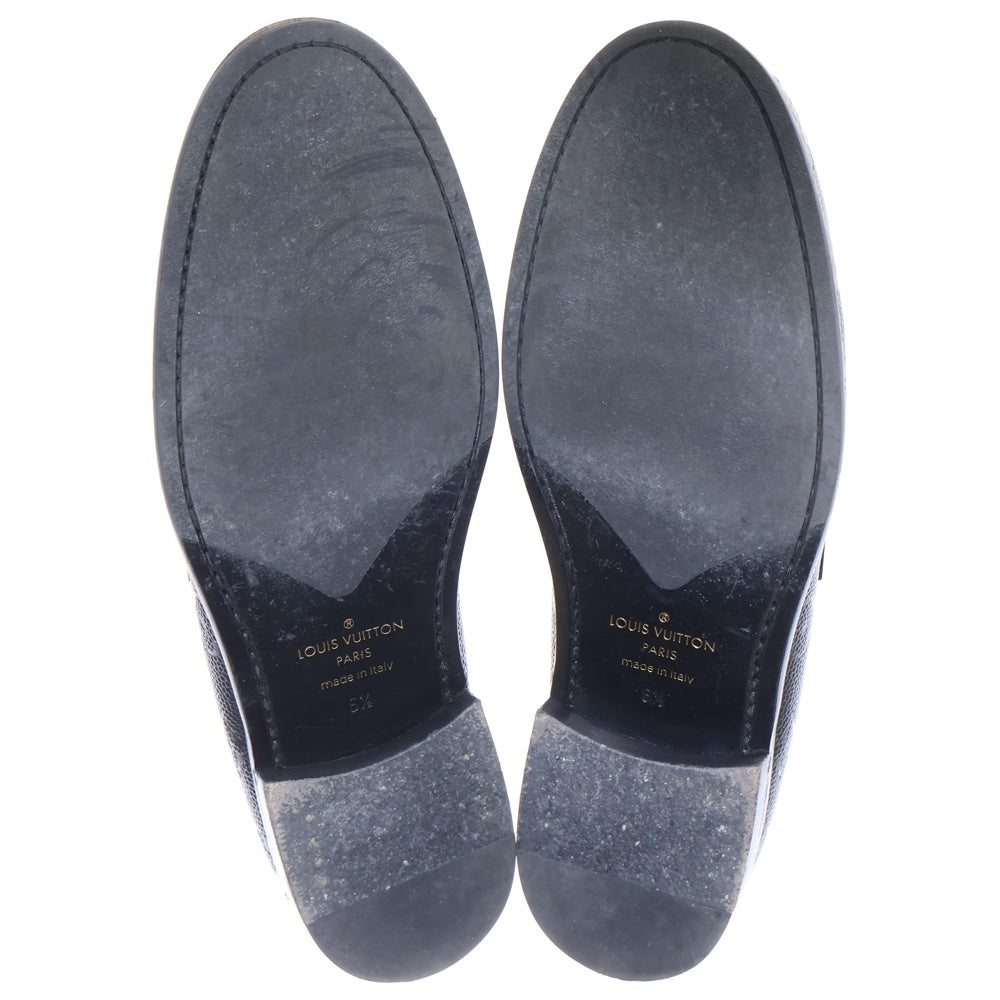 LOUIS VUITTON(ルイヴィトン) ×NBA コラボ LVローファーライン モノグラム レザーローファー ドレスシューズ ブラック