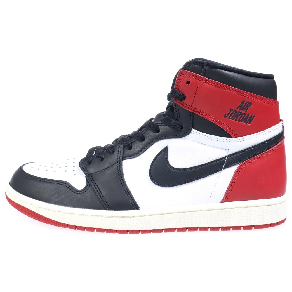 NIKE(ナイキ) AIR JORDAN 1 RETRO HIGH OG BLACK TOE REIMAGINED エアジョーダン1 レトロ OG ブラックトゥリイマジンド ハイカットスニーカー DZ5485-106