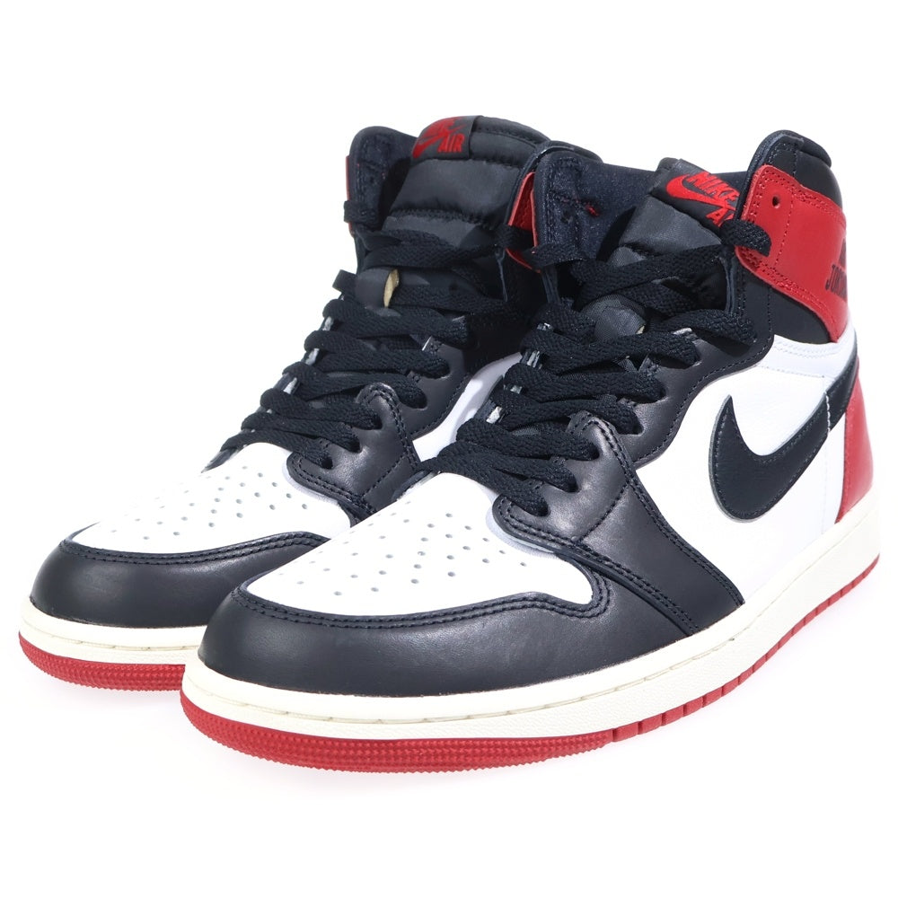 NIKE(ナイキ) AIR JORDAN 1 RETRO HIGH OG BLACK TOE REIMAGINED エアジョーダン1 レトロ OG ブラックトゥリイマジンド ハイカットスニーカー DZ5485-106