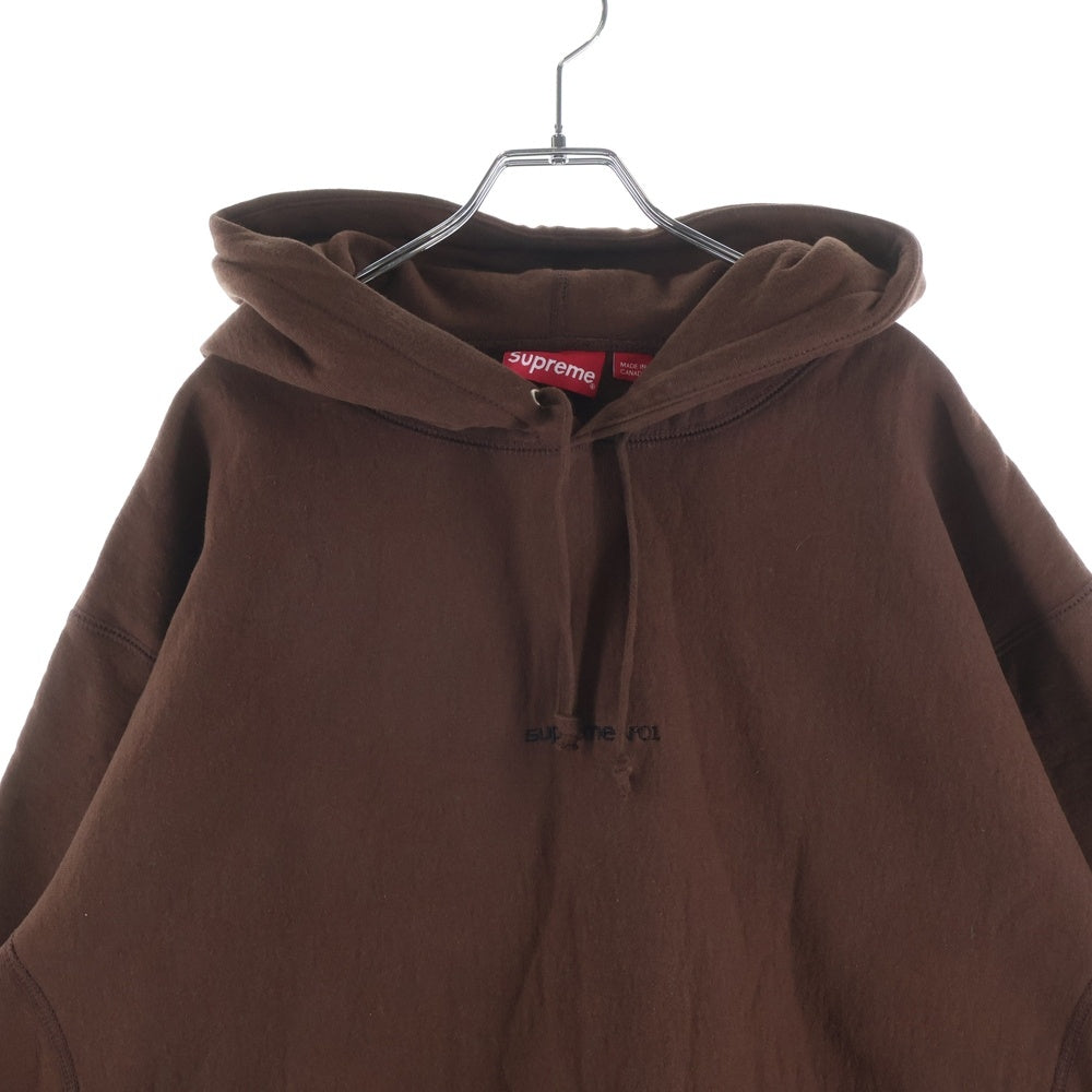 SUPREME(シュプリーム) 21AW Number One Hooded Sweatshirt プルオーバースウェットパーカー ブラウン