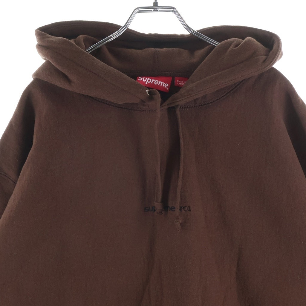 SUPREME(シュプリーム) 21AW Number One Hooded Sweatshirt プルオーバースウェットパーカー ブラウン