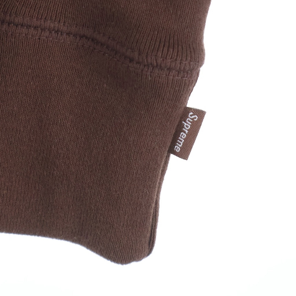 SUPREME(シュプリーム) 21AW Number One Hooded Sweatshirt プルオーバースウェットパーカー ブラウン
