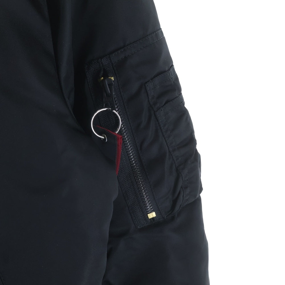 ALPHA INDUSTRIES(アルファ インダストリーズ) 20AW KYNE NO COFFEE キネ ノーコーヒー MA-1 ボンバージャケット ブラック TA0412-9001