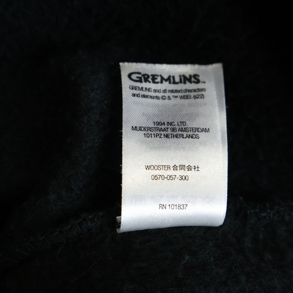 SUPREME(シュプリーム) 22FW Gremlins Hooded Sweatshirt プルオーバースウェットパーカー ブラック
