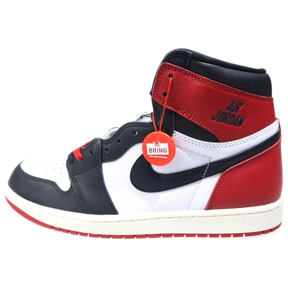 NIKE(ナイキ) AIR JORDAN 1 RETRO HIGH OG BLACK TOE REIMAGINED エアジョーダン1 レトロ OG ブラックトゥリイマジンド ハイカットスニーカー DZ5485-106
