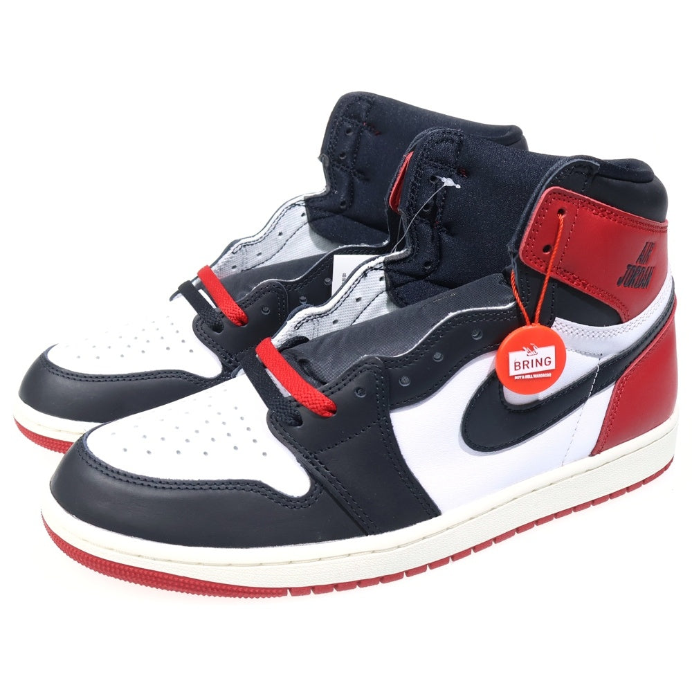 NIKE(ナイキ) AIR JORDAN 1 RETRO HIGH OG BLACK TOE REIMAGINED エアジョーダン1 レトロ OG ブラックトゥリイマジンド ハイカットスニーカー DZ5485-106