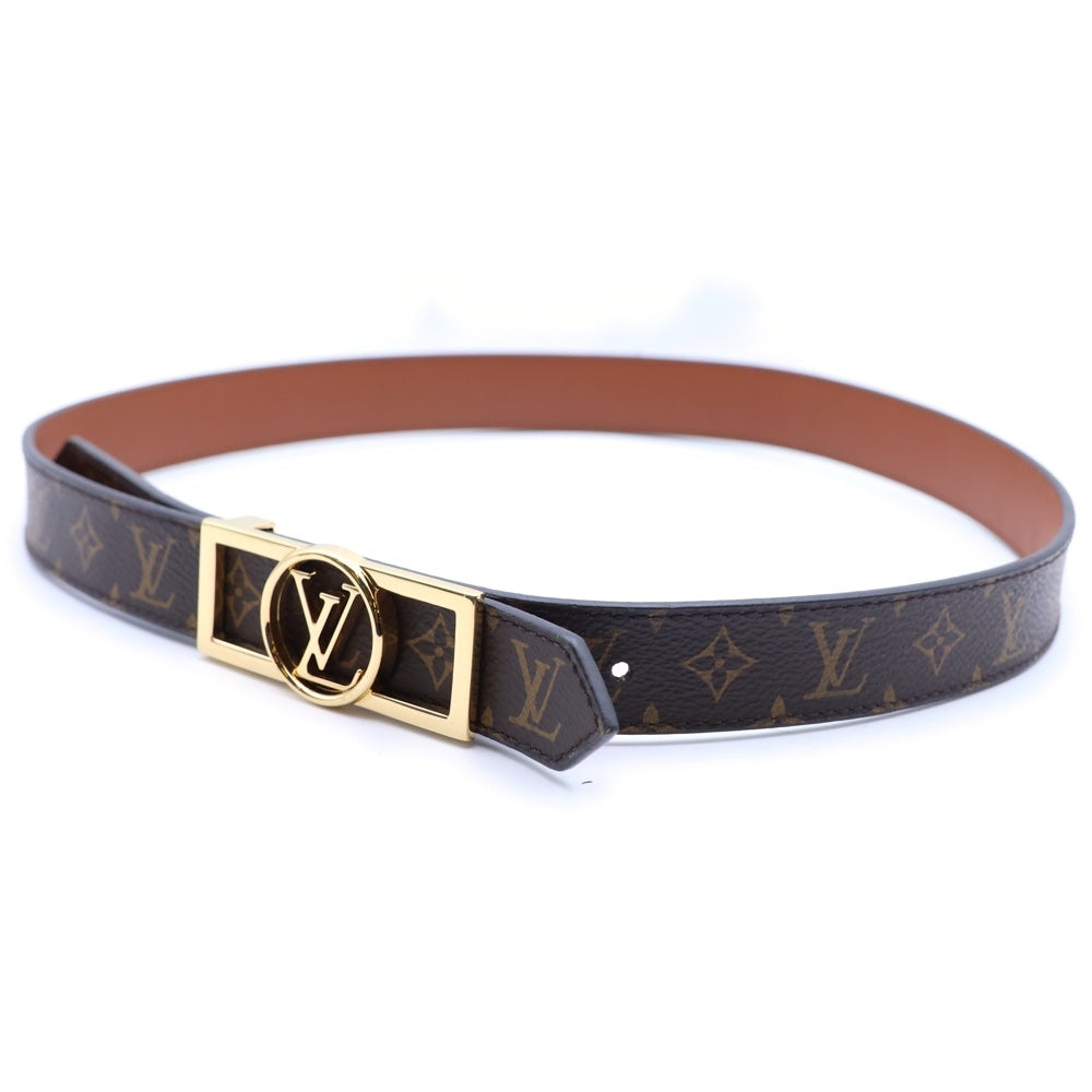LOUIS VUITTON(ルイヴィトン) モノグラム ドーフィーヌ リバーシブル ベルトブラウン レザー M0196