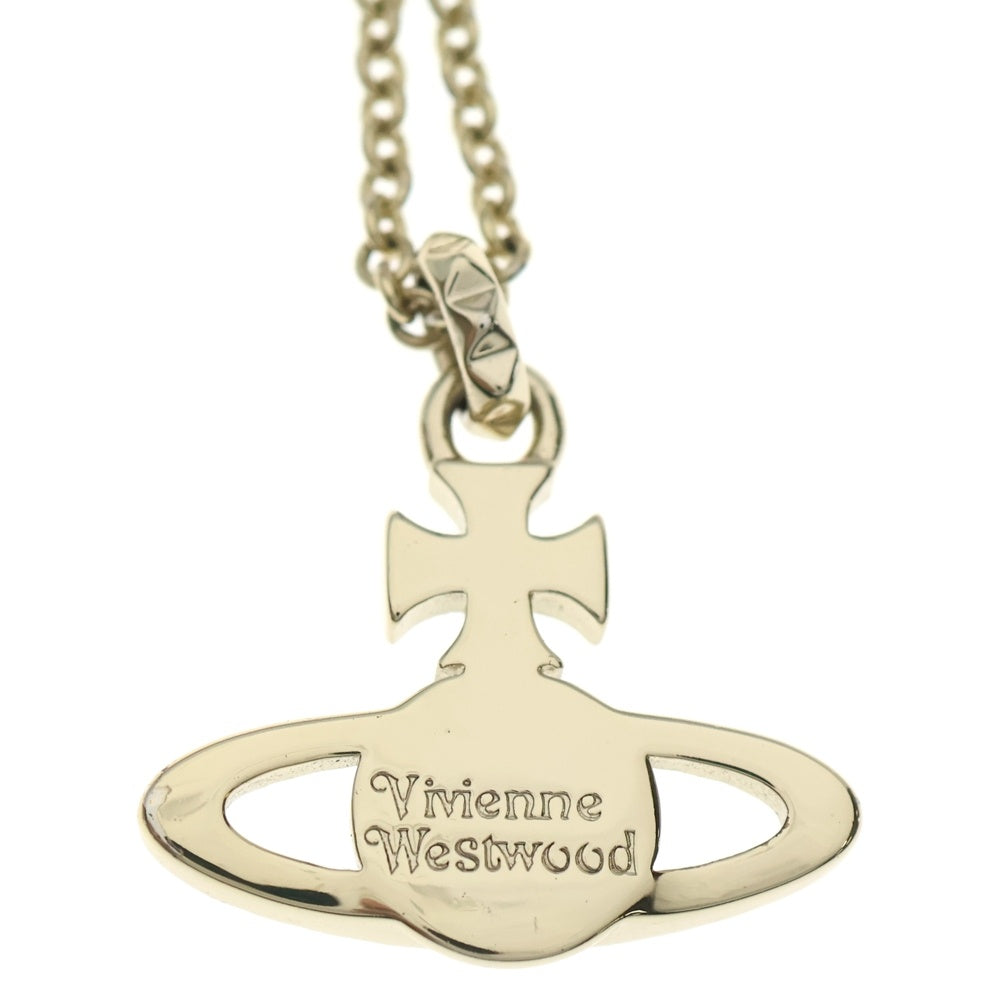 Vivienne Westwood(ヴィヴィアンウエストウッド) オーブ ネックレス ラインストーン ゴールド GP アクセサリー レディース