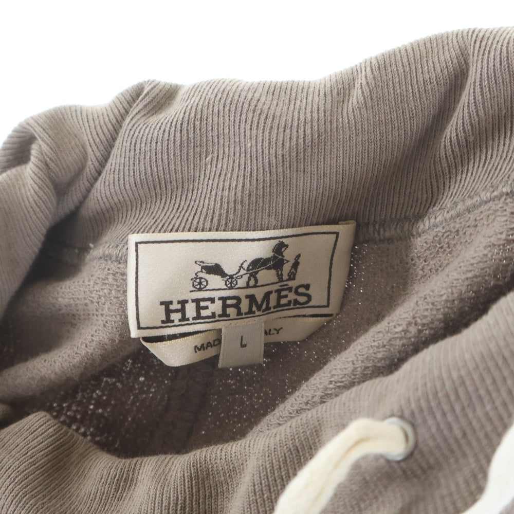 HERMES(エルメス) サイドライン スウェットショーツ ショートパンツ ベージュ