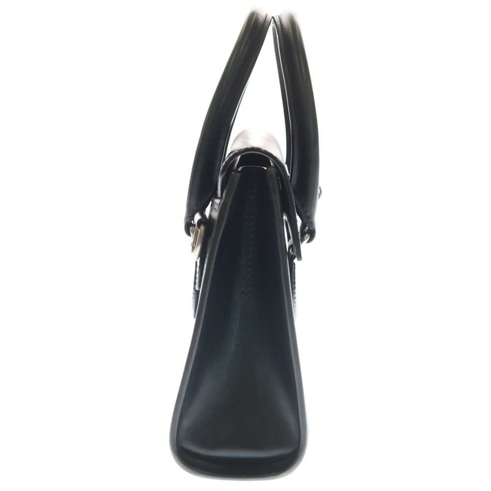 Berluti(ベルルッティ) カリグラフィ エミーオ 2WAYハンドバッグ ショルダーバッグ 2WAYバッグ グリーン レザー シルバー金具 レディース