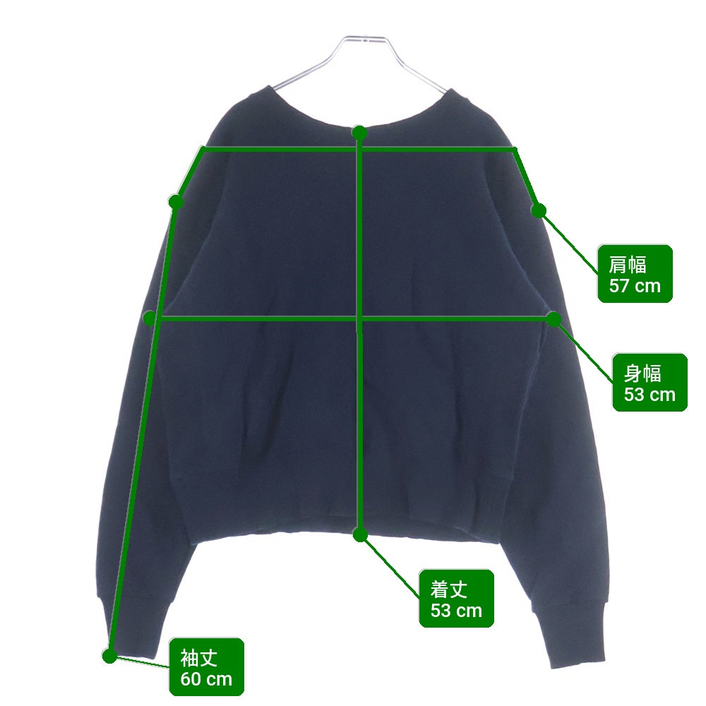 CELINE(セリーヌ) ルーズスウェットシャツ フロントロゴトレーナー ネイビー RY0J5345F レディース