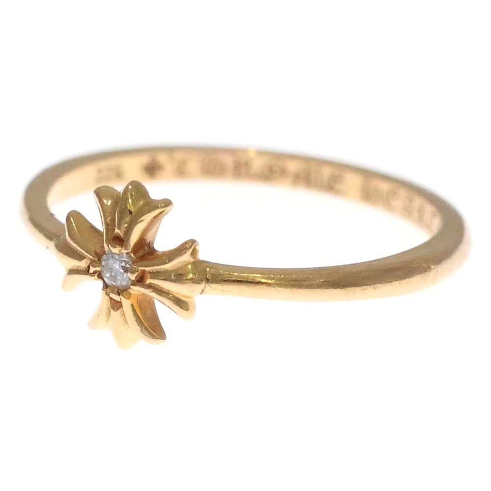 CHROME HEARTS(クロムハーツ) 22K BUBBLGM CH PLS DIA バブルガム CHプラス 1ダイヤ リング ゴールド