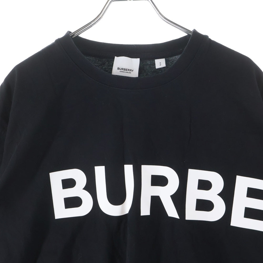 BURBERRY(バーバリー) ホースフェリー ロゴプリント 半袖Tシャツ ブラック