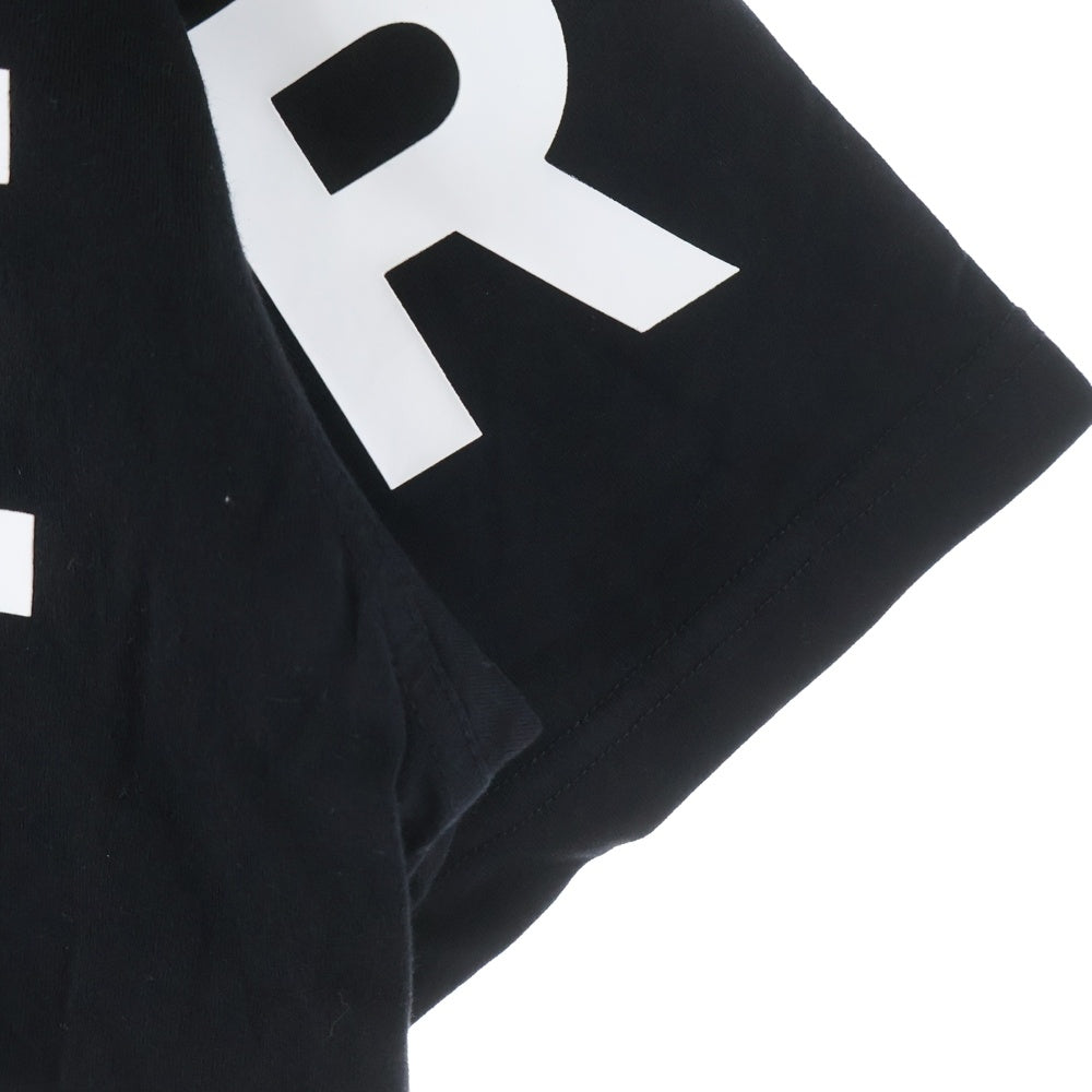 BURBERRY(バーバリー) ホースフェリー ロゴプリント 半袖Tシャツ ブラック