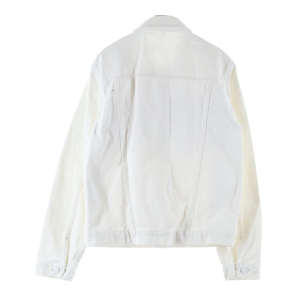 NO BRAND(ノーブランド) non-type デニム トラッカージャケット ホワイト