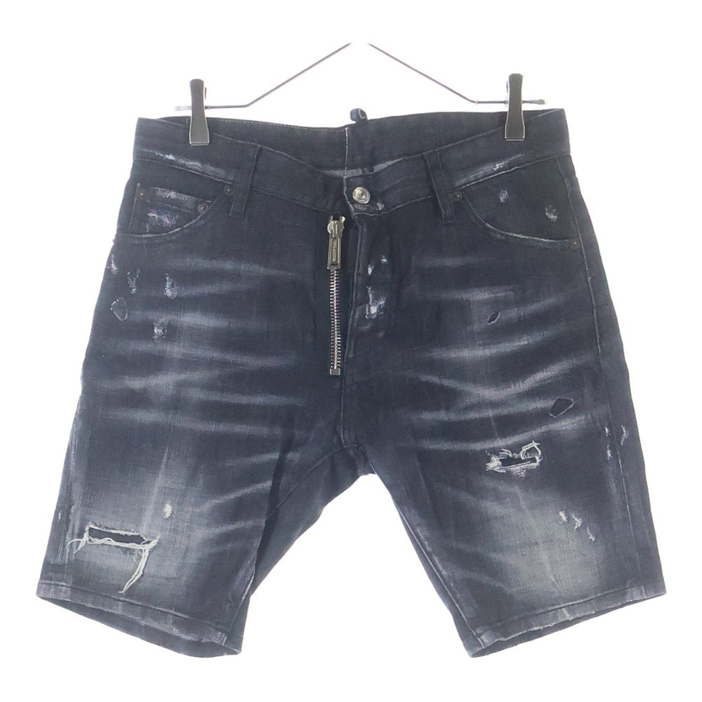 DSQUARED2(ディースクエアード) ダメージ加工 デニム ハーフ ショートパンツ ショーツ