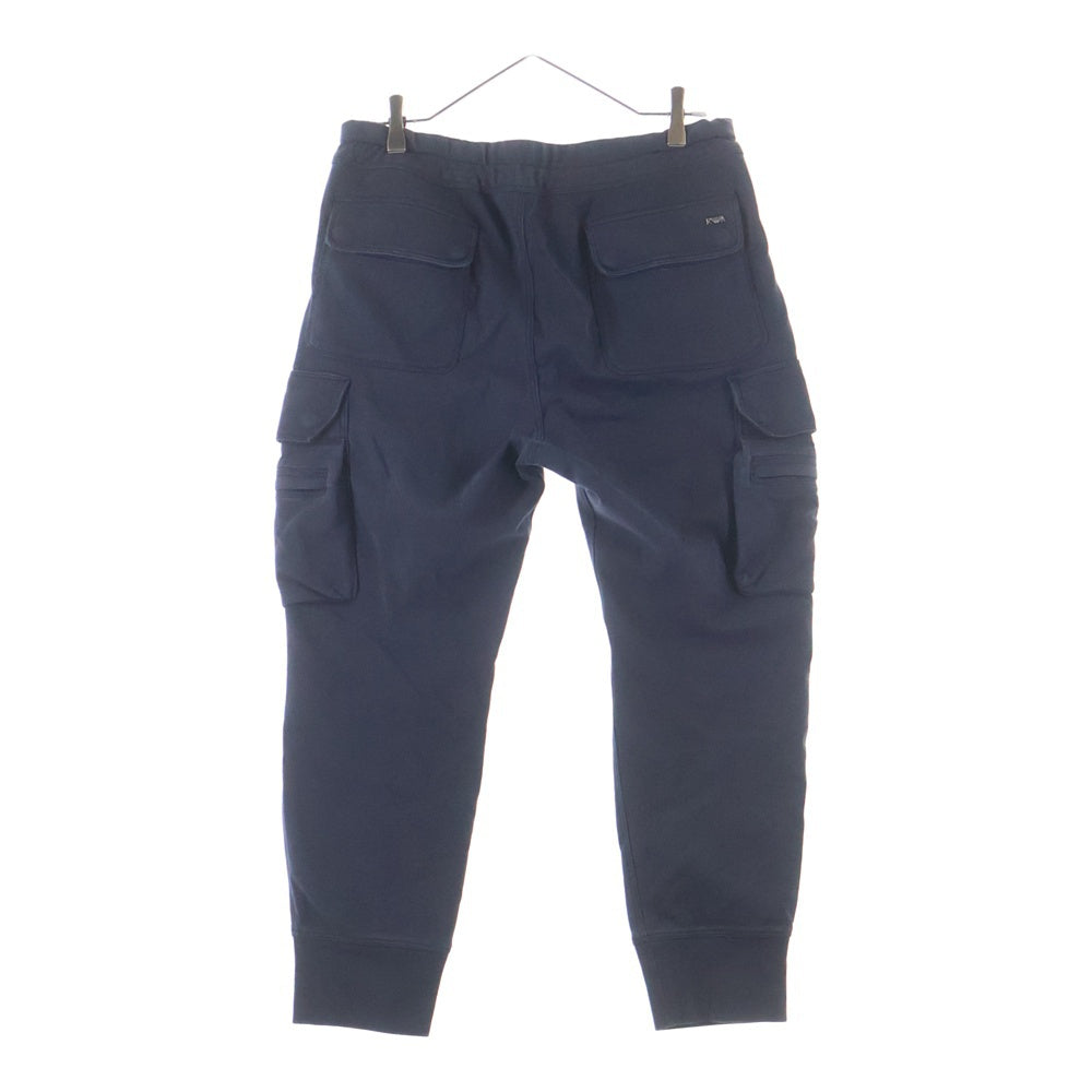 EMPORIO ARMANI(エンポリオアルマーニ) コットン ストレッチ カーゴパンツ ネイビー
