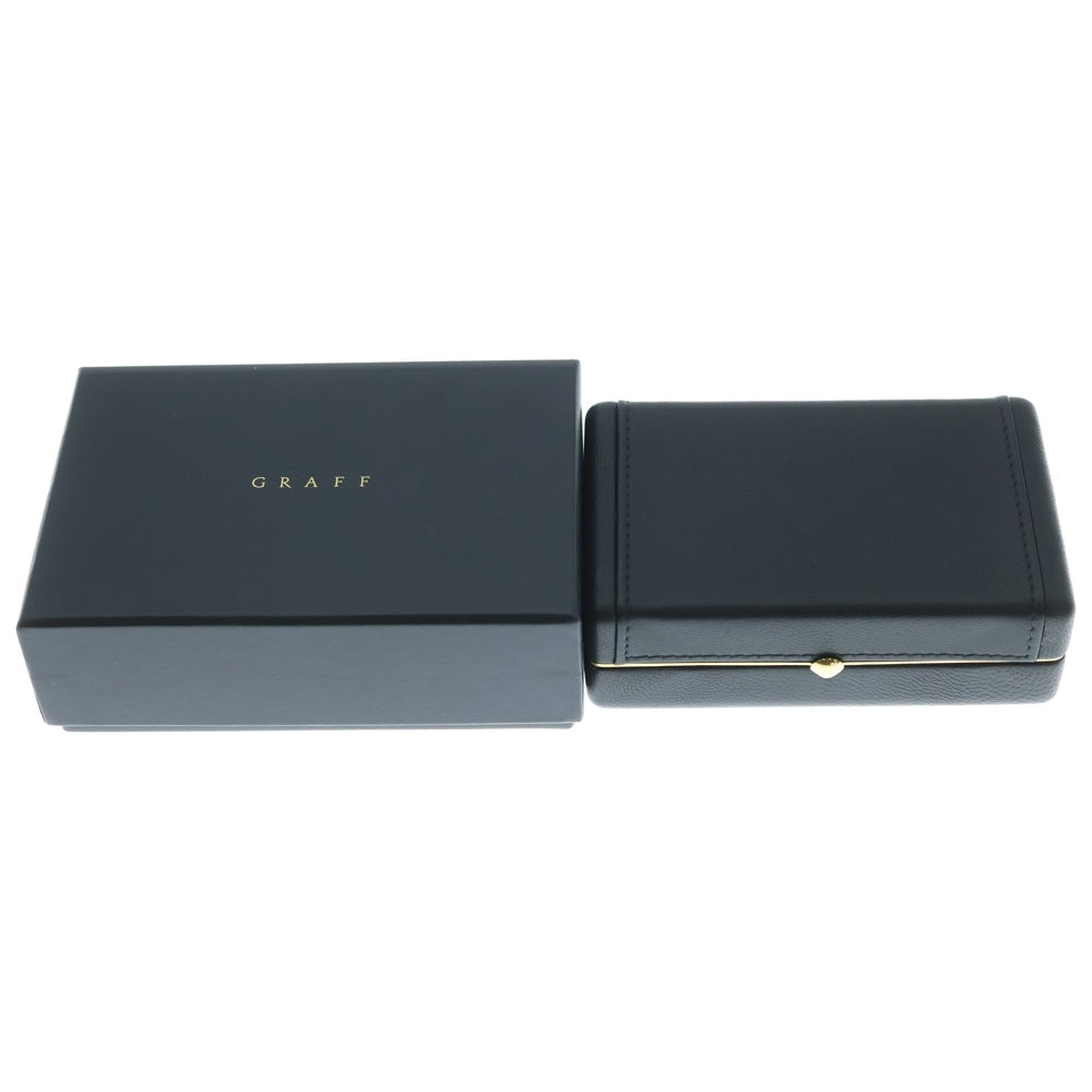 GRAFF(グラフ) バタフライ シルエット ドロップ ダイヤ ピアス Au750 K18 WG ホワイトゴールド