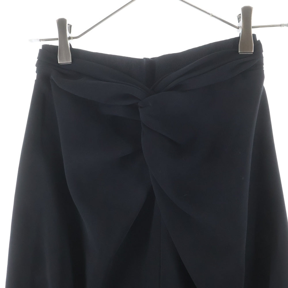 Max Mara(マックスマーラ) ギャザーデザイン ミディアムスカート ブラック レディース