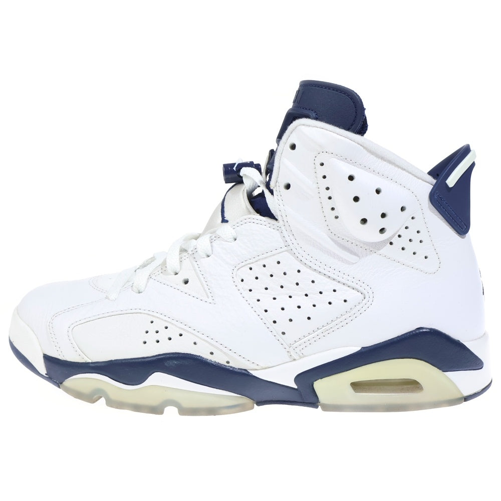 NIKE(ナイキ) AIR JORDAN 6 MIDNIGHT NAVY (2022) エアジョーダン6 ミッドナイトネイビー ハイカットスニーカー ホワイト/ネイビー CT8529-141