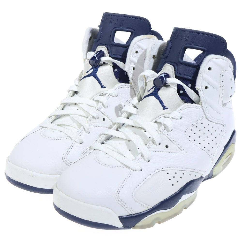 NIKE(ナイキ) AIR JORDAN 6 MIDNIGHT NAVY (2022) エアジョーダン6 ミッドナイトネイビー ハイカットスニーカー ホワイト/ネイビー CT8529-141
