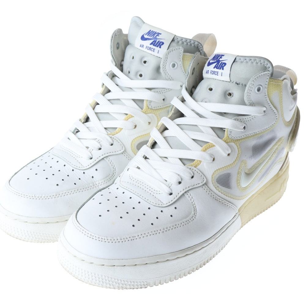 NIKE(ナイキ) AIR FORCE 1 MID REACT SUMMIT WHITE エアフォース 1 リアクト ミッドカットスニーカー ホワイト DQ1872-101