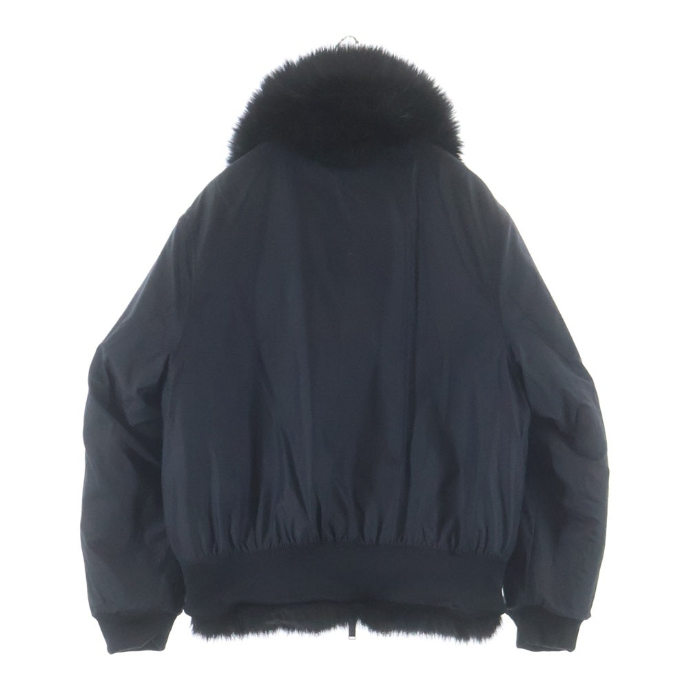 NIKE(ナイキ) ×AMBUSH Reversible Faux Fur Coat アンブッシュ リバーシブルフェイクファー コート ジップアップジャケット ブルゾン ブラック AQ9225-010