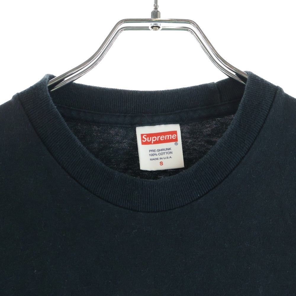 SUPREME(シュプリーム) 18AW Life Sucks Die Tee プリント クルーネック 半袖Tシャツ カットソー ブラック