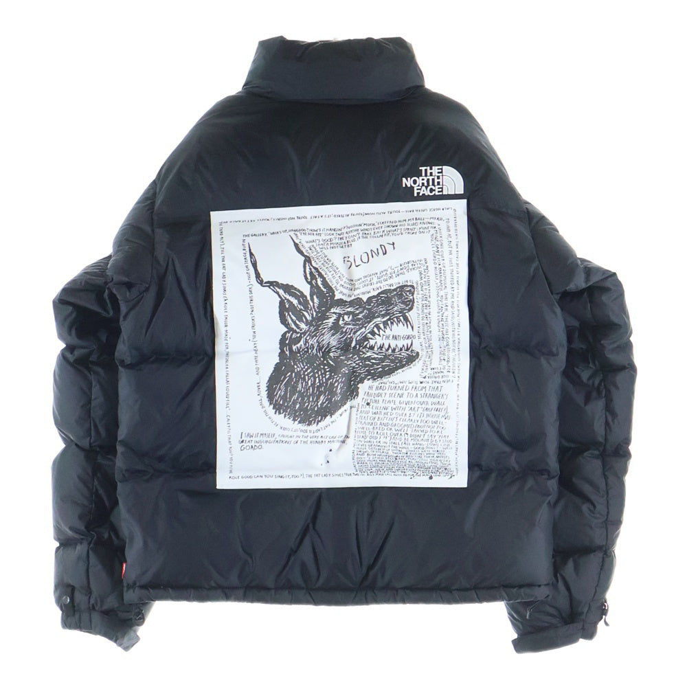 SUPREME(シュプリーム) ×THE NORTH FACE 24AW Nuptse Raymond Pettibon ザノースフェイス ヌプシ ダウンジャケット ブラック ND524021