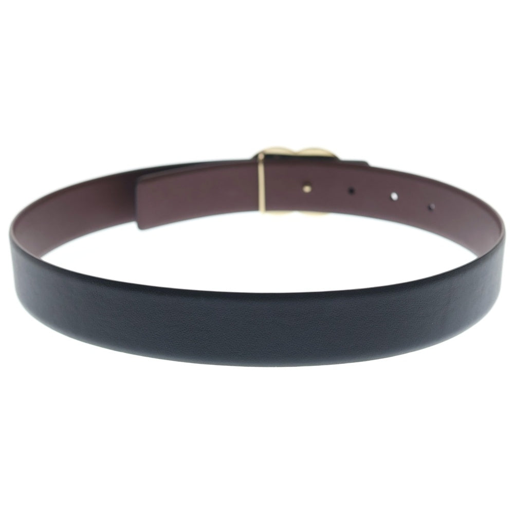 CHANEL(シャネル) ココマーク レザー ベルト ブラック ゴールド金具