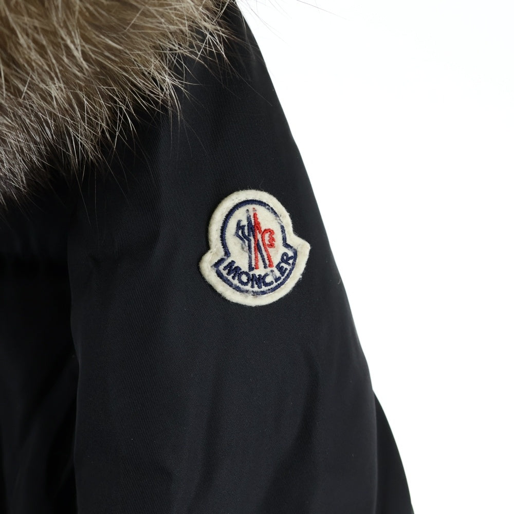 MONCLER(モンクレール) 19AW FATSIALFUR GIUBBOTTO ファーフーデッド ダウンジャケット ブラック レディース E20934632625 C0062