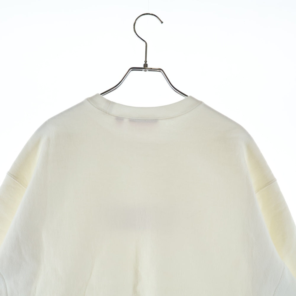 SUPREME(シュプリーム) 25SS Washed Box Logo Crewneck ウォッシュド ボックスロゴプリント クルーネック プルオーバースウェットトレーナー ホワイト