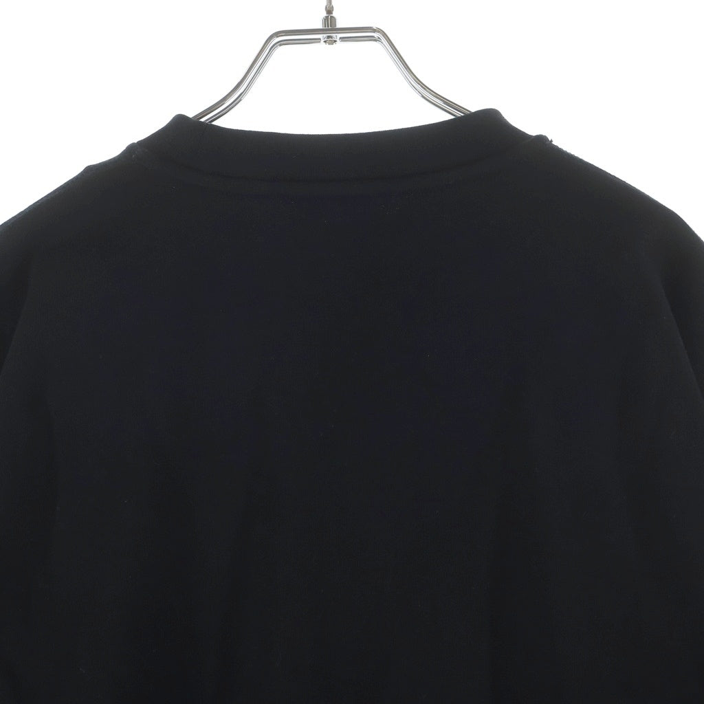 MONCLER GENIUS(モンクレール ジーニアス) ×HYKE 22AW SWEATSHIRT クルーネックスウェット トレーナー ブラック #S H209K8G00002 M2719