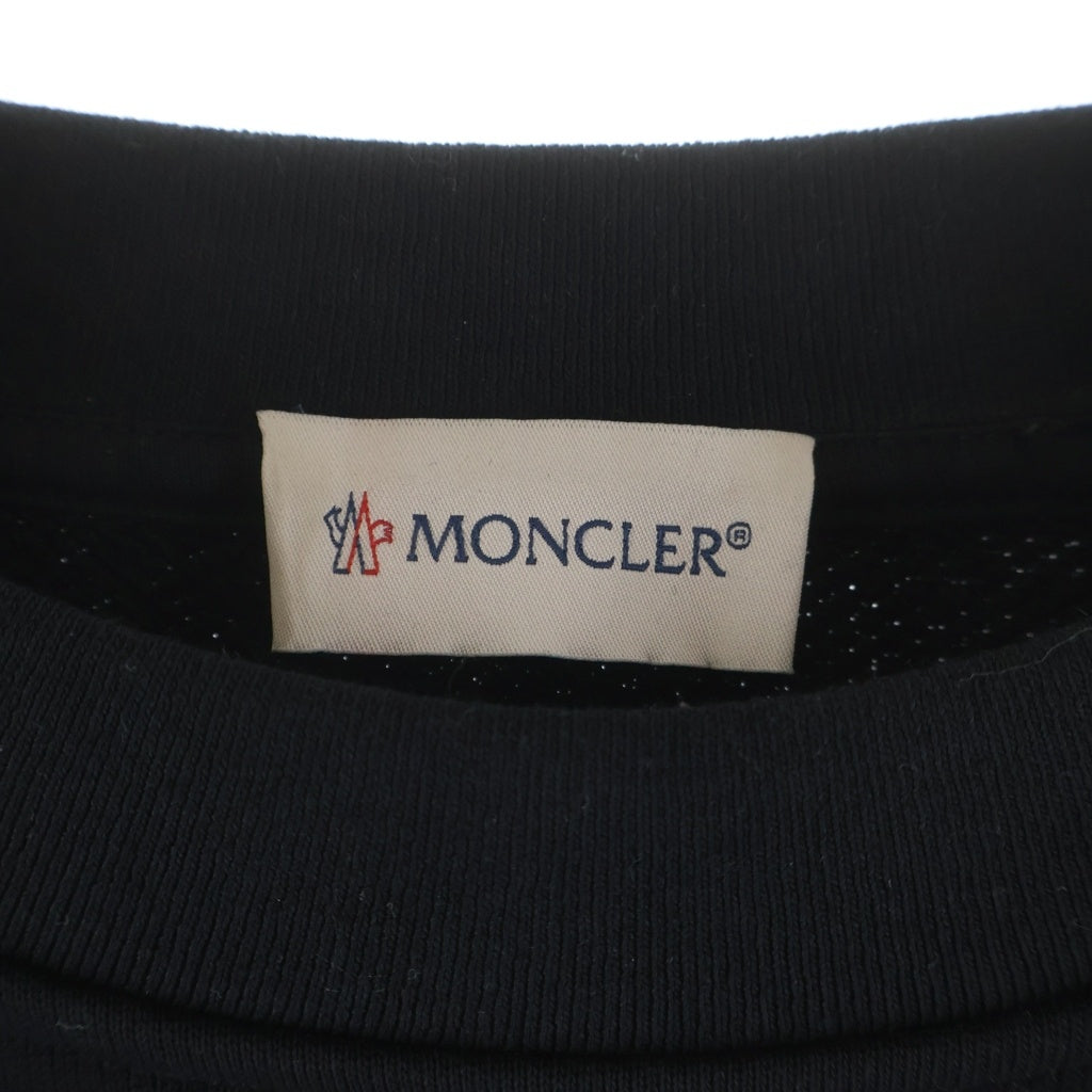 MONCLER GENIUS(モンクレール ジーニアス) ×HYKE 22AW SWEATSHIRT クルーネックスウェット トレーナー ブラック #S H209K8G00002 M2719