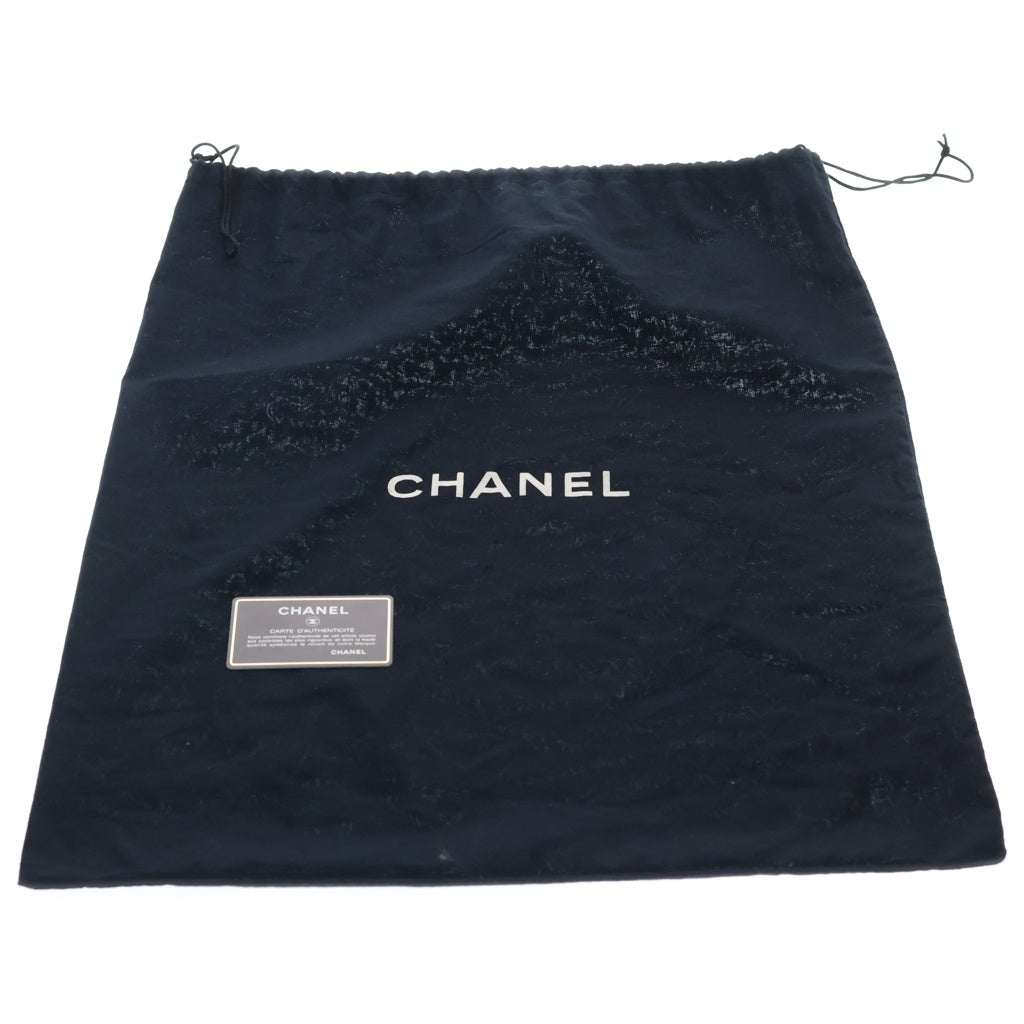 CHANEL(シャネル) 2.55 カメリア ツイード レザー メッセンジャー チェーン ワンショルダーバッグ ブラック/グレー 10番台 レディース