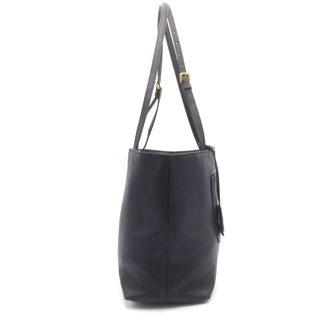 PRADA(プラダ) ヴィッテロダイノ レザー トートバッグ ショルダーバッグ ブラック 1BG272 レディース