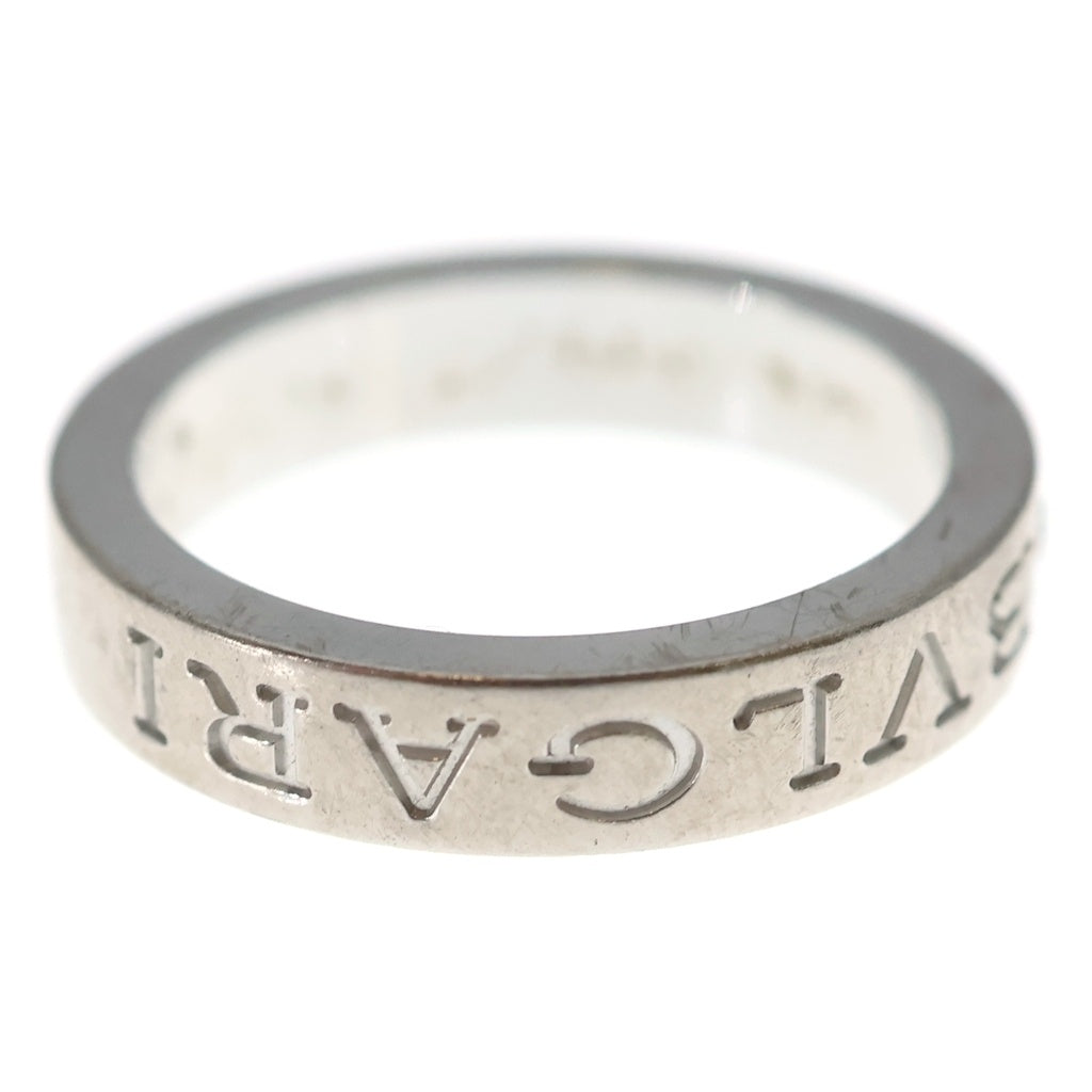 BVLGARI(ブルガリ) ビーゼロワン エッセンシャルバンド 1Pダイヤ Au750 K18WG リング ホワイトゴールド レディース